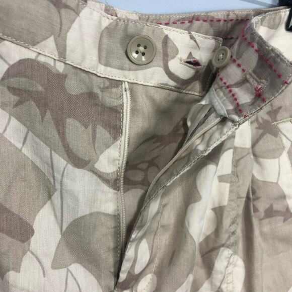 Anthropologie Frannie Linen Blend Tapered Pants Size 29 - Picture 12 of 14